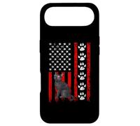 Russian Blue Cat 4th of July Patriotic American Flag Paws Coque pour iPhone Air