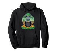 Russian Blue Cat St Patricks Day Russian Blues Maltese Sweat à Capuche