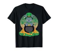 Russian Blue Cat St Patricks Day Russian Blues Maltese T-Shirt
