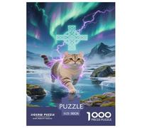 Russian Blue Puzzle 1000 Pièces Educa Jouet en Bois Cadeau Unique Décoration Intérieure Jeu Éducatif Challenge Toy pour Adultes Et Enfants À Partir De 12 Ans 38x26cm/1000pcs
