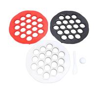 Russian Dumpling Maker 3 Pack | 19 Holes Food Grade Form for Homemade Dumplings/Ravioli/Pelmeni | Quick & Easy Kitchen Tool with 2 Accessories