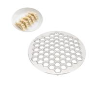Russian Dumpling Maker, Dumplings Mold with 61 Holes Aluminum Alloy Ravioli Cutter Dishwasher Safe Dumpling Wrappers for Home, Kitchen and Restaurant Supplies