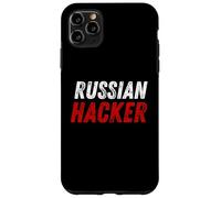 Russian Hacker Cybersecurity Humour Code Breaker Russia Coder Coque pour iPhone 11 Pro Max