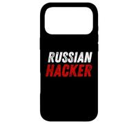 Russian Hacker Cybersecurity Humour Code Breaker Russia Coder Coque pour iPhone 17 Pro Max