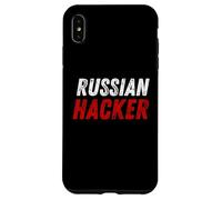 Russian Hacker Cybersecurity Humour Code Breaker Russia Coder Coque pour iPhone XS Max