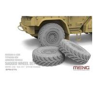 Russian K-4386 Typhoon-vdv Armored Vehicle Sagged Wheel Set (resin) - 1:35e - Meng-model G