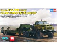 RUSSIAN KrAZ-260B Tractor w/ MAZ Semi Trailer - HOBBY BOSS 1/35 PLASTIC KIT