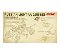 World War 1/35 Soviet Air Defense Light Arm Set Plastic Model Realistic Figure Toy Meng Model