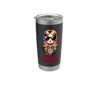 Russian Mama Matriochka Russe Pour Les Russes Matriochka Gobelet isotherme en acier inoxydable double paroi