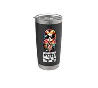 Russian Mama Matriochka Russe Pour Les Russes Matriochka Gobelet isotherme en acier inoxydable double paroi