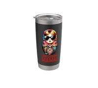 Russian Mama Matriochka Russe Pour Les Russes Matriochka Gobelet isotherme en acier inoxydable double paroi