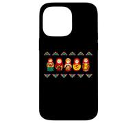 Russian Matryoshka Babushka Flowers T-Shirt Nesting Dolls Coque pour iPhone 14 Pro Max