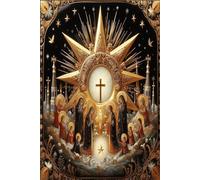 Russian Palekh Lacquer Nativity Journal: Orthodox Christmas Celebration Icon