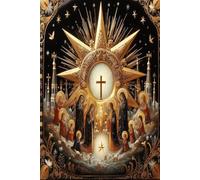 Russian Palekh Lacquer Nativity Journal: Orthodox Christmas Celebration Icon