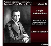Sergei Rachmani Sergei Rachmaninov: Piano Sonata No. 1, Op. 28/Moments Musi (CD)