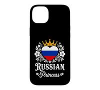 Russian Princess Russia Flag Proud Russian Girl Coque pour iPhone 14 Plus