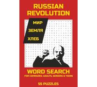Russian Revolution Word Search: Word Searches with Easy-to-Read Print about the Russian Revolution and Early Soviet History | 6x9 Inches, 86 Pages | ... Book for Adults, Teens, and History Lovers