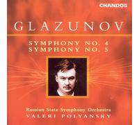 Glazunov, A. – Symphonies n° 4 et 5 – Orch. symph. d'État russe – Import – NAXOS