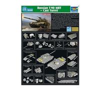 Russian T-90a Mbt - Cast Turret - 1:35e - Trumpeter G