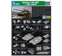 Russian T-90a Mbt - Cast Turret - 1:35e - Trumpeter G