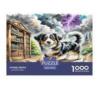 Russian Toy Dog Puzzles 1000 Pieces Cadeau Unique Jeu Éducatif Défi Jouet À De Qualité Supérieure Peinture Art pour Adultes Et Enfants 70x50cm/1000pcs