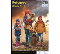 Russian-ukrainian War Series, Kit № 5. Refugees March 2022maquette Figurine Russ