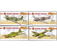 Russie 1708A-1711A (complète.Edition.) Neuf avec Gomme Originale ** MNH 2011 Armes de Victoire: Aéronefs (Timbres pour Les collectionneurs) Militaire/Chevalier