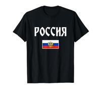 Russie Drapeau Russe T-Shirt Graphique avec Valeur