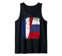 Russie France Drapeau DE L'AMITIÉ | Russia Débardeur