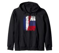 Russie France Drapeau DE L'AMITIÉ | Russia Sweat à Capuche