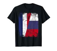 RUSSIE FRANCE DRAPEAU DE L'AMITIÉ | RUSSIA T-Shirt