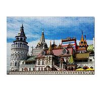 Russie Izmailovo Kremlin Museum Moscou Puzzle 1000 pièces Puzzle Adultes Jeu Graphique Voyage Souvenir 26x38CM
