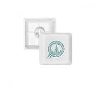 Russie Moscou Classique Country City PBT Keycaps pour Clavier mécanique Blanc OEM sans Marquage d'impression R1 Multicolore