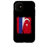 Russie Turquie Demi Drapeau Turquie Turquie Russe Maillot Coque pour iPhone 11