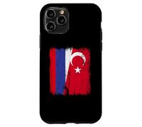 Russie Turquie Demi Drapeau Turquie Turquie Russe Maillot Coque pour iPhone 11 Pro