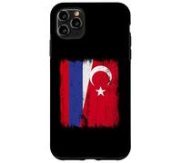 Russie Turquie Demi Drapeau Turquie Turquie Russe Maillot Coque pour iPhone 11 Pro Max