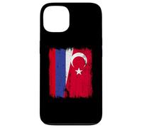 Russie Turquie Demi Drapeau Turquie Turquie Russe Maillot Coque pour iPhone 13