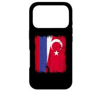 Russie Turquie Demi Drapeau Turquie Turquie Russe Maillot Coque pour iPhone 17 Pro