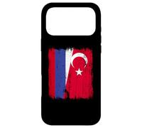 Russie Turquie Demi Drapeau Turquie Turquie Russe Maillot Coque pour iPhone 17 Pro Max