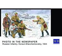 Russische Infanterie Korsun 1944 Photo For The Newspaper- 1:35e - Master Box Ltd.