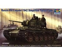 Russischer Panzer Kv-1, 1942 Einfacher Turm- 1:35e -