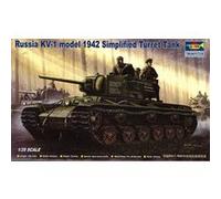 Trumpeter Maquette plastique Char KV-1 Modèle 1942 à tourelle simplifiée 1:35 TR00358