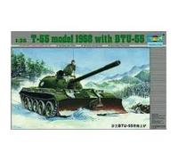 Russischer Panzer T55 Mit Btu-55 - 1:35e - Trumpeter G