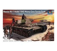 Trumpeter Maquette 00359 - KV-1 (1942) 1:35 Char lourd Tourelle Gust - Neuf