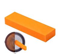 Rust Eraser for Cast Iron - Rubber 8x2.5x1.3cm Bloc de Polissage Multi Fonctionnel pour Élimination et Restauration de la Rouille | Eraser à gratter en Acier Inoxydable pour Cookwar