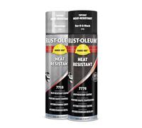 Rust-Oleum 7778 rigide Chapeau Aérosol résistant à la chaleur, pour des températures jusqu'à 750 degrés C, Noir