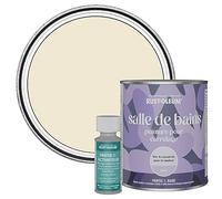 Rust-Oleum Beige Water-Resistant Bathroom Tile Paint in Matt Finish - Quarry Lime 750ml