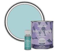 Rust-Oleum Blue Water-Resistant Bathroom Tile Paint in Gloss Finish - Little Cyclades 750ml