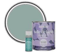 Rust-Oleum Blue Water-Resistant Bathroom Tile Paint in Matt Finish - Gresham Blue 750ml