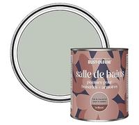 Rust-Oleum Green Moisture Resistant Bathroom Wood and Cabinet Paint in Gloss Finish - Chalk Green 750ml
